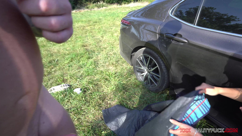 Czech Pornzone: Sexy Czech Bitch Claudia Macc Likes to Hitchhike