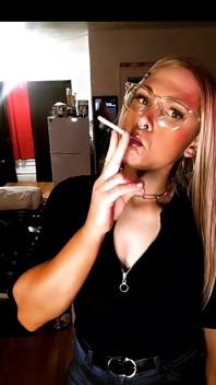 Bad Girl Kylie Caught Smoking