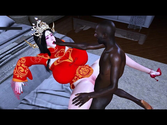 X Hentai: Tentation en réalité virtuelle : courbes divines - animation 3D hentai