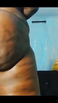 Farting BBW Anal Dildo and Standing Twerk