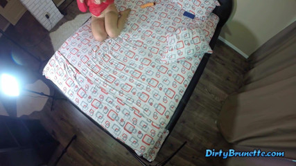 Dirty Brunette: Wife masturbating - Fucking with my neighbour - Behind the scene husband...