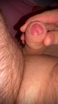 Lazy Cumshot Before Bed.