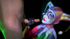 Em Yang: Harley Quinn Gives Puddin the Best BJ Bodypaint