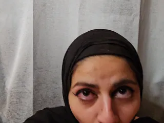 POV Sloppy Blowjob Till Balls Cum in Mouth Mia Niqab