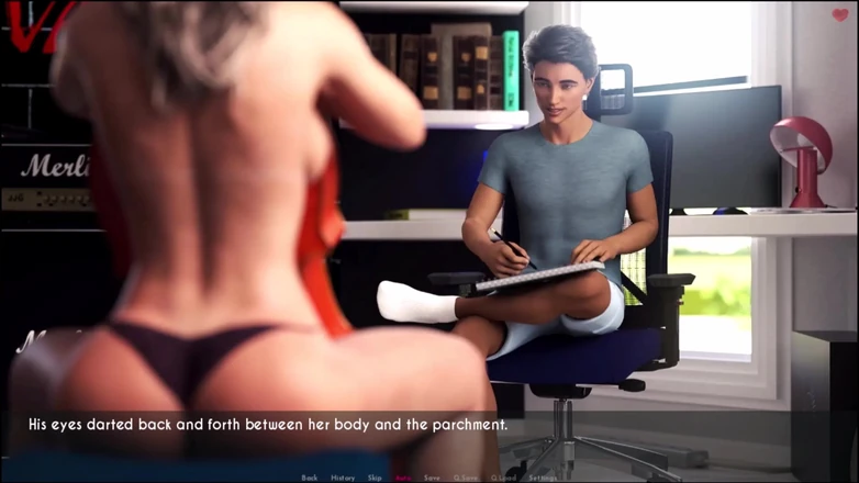 JAE Studio: Awam - Free - Day 20 - Part 3 - Sophia Let Sam Draw Her Naked.