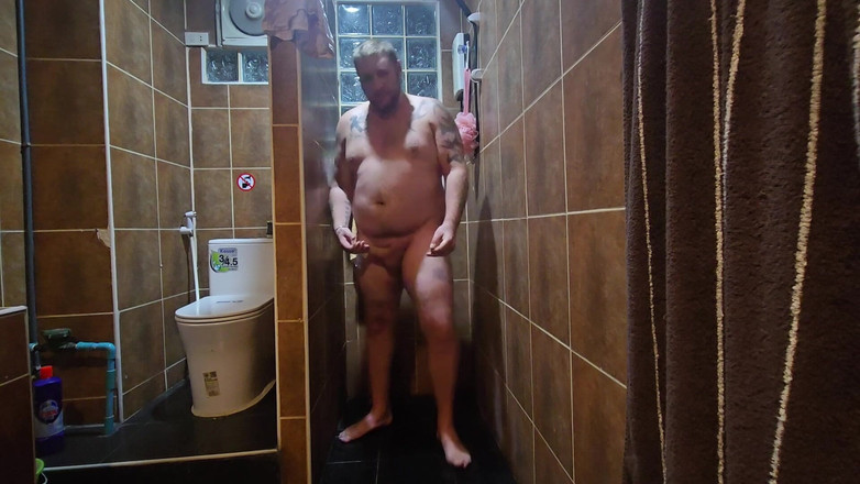Jimbob Star GAY: Jimbob chčije na nohy a žaludek