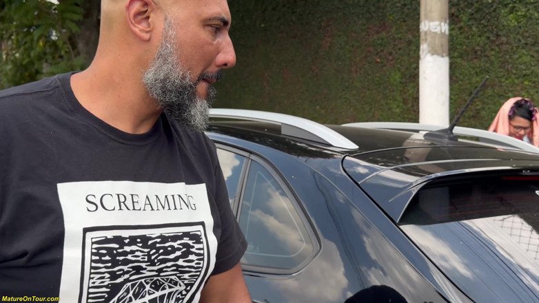 Mature On Tour: Mature Picked up for Public Outdoor Anal Sex
