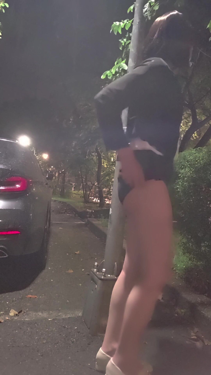 Taiwancdgirl: La pseudo-fille Tingxuan se masturbait dans le kiosque et fut...