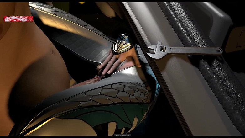 X Hentai: Похотливая цикла с большими: увлечение 3D - 3D анимация, хентай