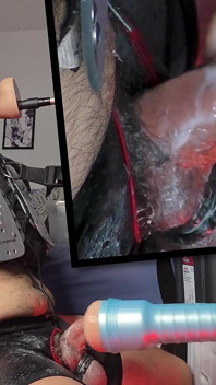 Maart 2026 live camshow-opname - Ricky Cage wordt machinaul geneukt voor een uur!