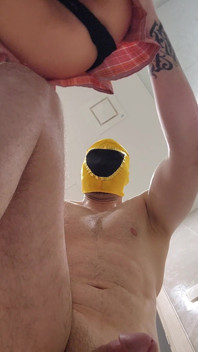 Wrestler in Toilet
