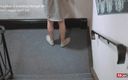 TattedBootyAb: Risky Fucking Outside Hotel Stairs - Got Caught Omg!!!! Femboy Stockings