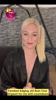 Femdom Edging JOI Ruin Your Orgasm for Me with Countdown.