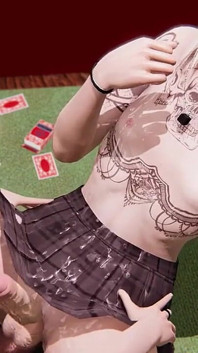 Yaoi - ragazzo effeminato scopata sul tavolo da poker