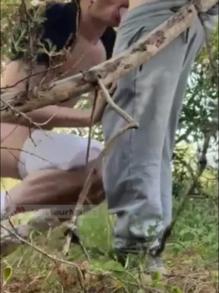 AmateurMates: Hot Amateur Boy Sucks and Rims in the Woods