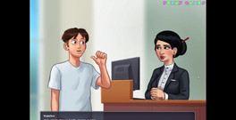 Porny Games: Summertime Saga 0.20.8 - Seks op bankkantoor (deel 10)