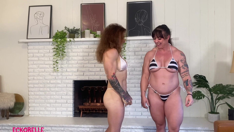 Ecko Belle: Dwie dopasowane dziewczyny podnoszą się nawzajem