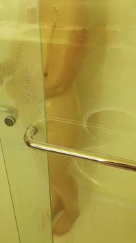Hotwife Taking Hotel Shower
