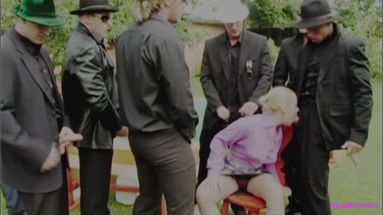 Czech Pornzone: Super hot blondie gang banged by a bunch of mobsters