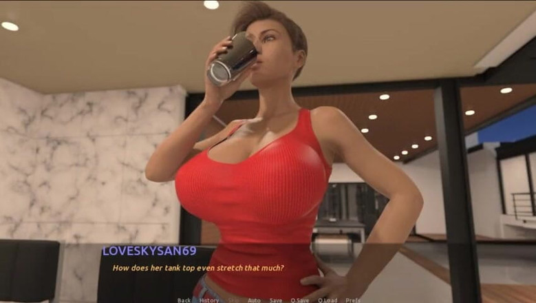 LoveSkySan69Real: Визит [v0.11], часть 11, геймплей от LoveskySan69