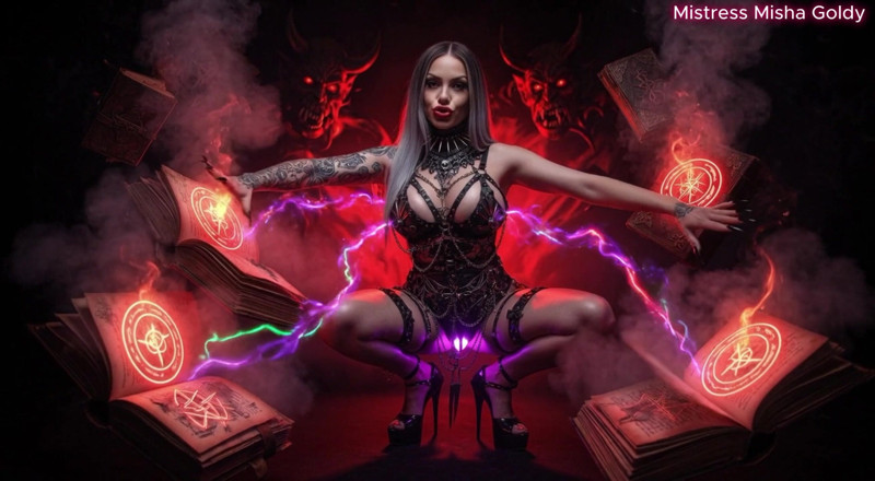 Goddess Misha Goldy: La sborrata infernale ti rovina la anima