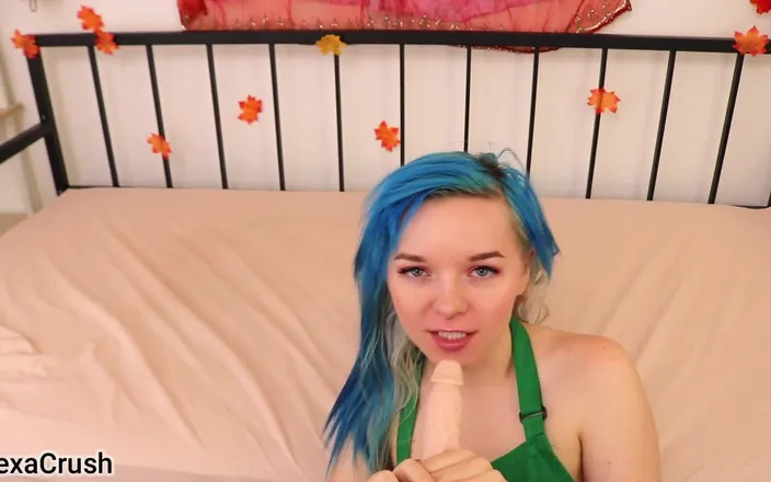 AlexaCrush: Barista behöver grädde - POV sperma i munnen