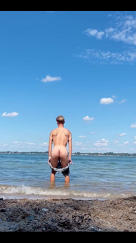 My Butt at the Beach