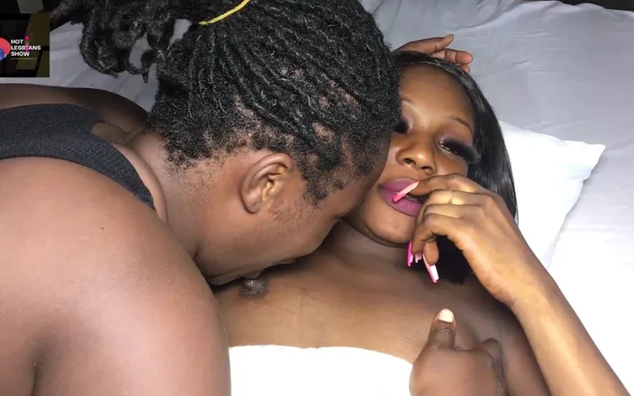 Hot lesbians show: Hot African Ladies Making Out with Their New Toy