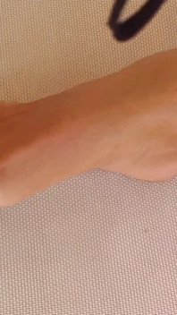 Amateur Blonde Wife Enjoys Footjob