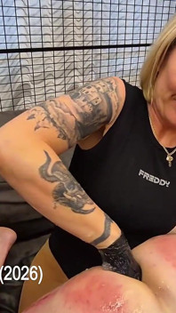 Double Domme Wheelbarrow Fisting