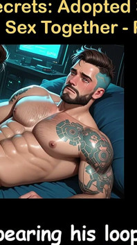Historia de sexo gay en inglés - los sementales adoptados exploran el sexo duro de un hombre juntos - parte 10