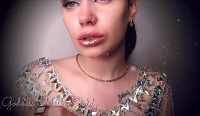 Goddess Misha Goldy: ปฏิเสธริมฝีปากมันวาวและนมใหญ่ของฉันไม่ได้! JOI