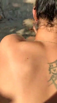 Ass to Mouth Action by the Dam with a Warm Load