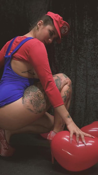 B2p Mario Bros Cosplay Red Balloons Pop Wysokie Obcasy