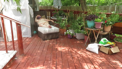 BBW nurse Vicki adventures with friends: Wąż wodny zabawy czasy nago na zewnątrz BBW pielęgniarka VickiB...