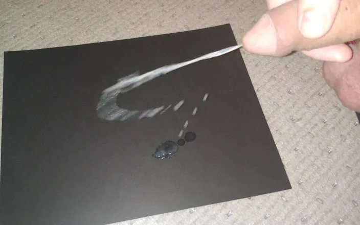 Curved One: Squirting Sperm! Crazy! Pool of cum!