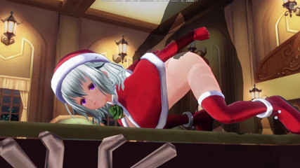 H3DC: 3D HENTAI - creampie do zadku v noci před Vánocemi