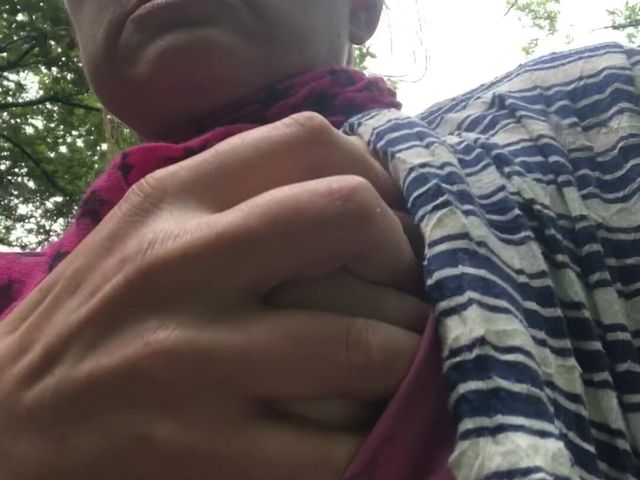 Public Titty Play Whilst Walking in the Great Outdoors (Rachel Wrigglers)