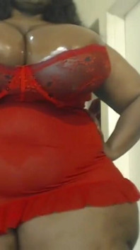 Black SSBBW Titsplay and Moaning Fetish