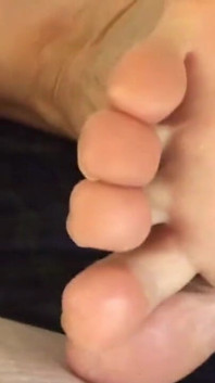 Annette Wants Cum on Her Arched Veiny Feet
