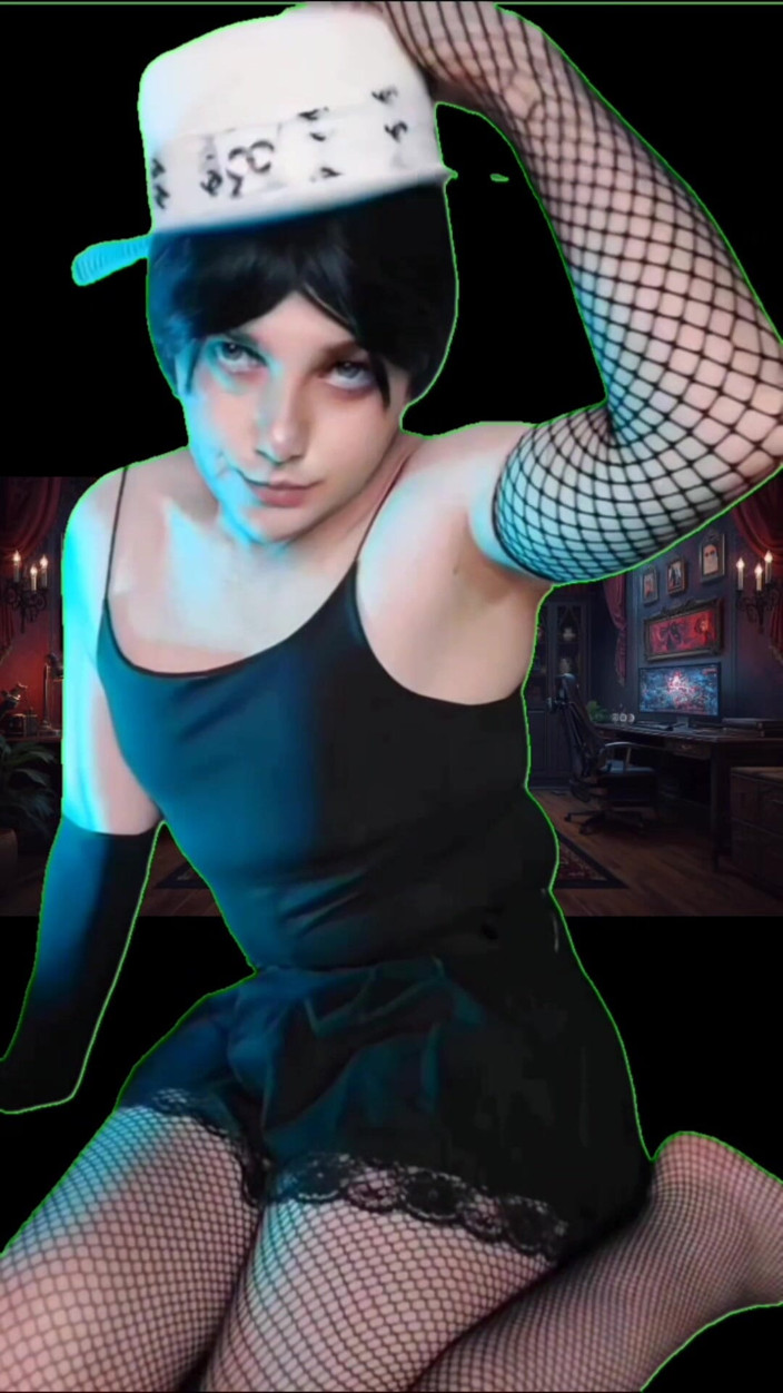 Kitty_Cross: 6 Pantat besar dalam pakaian jala – gaya cyberpunk, watak permainan,...