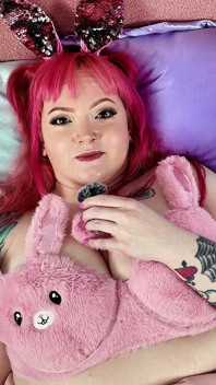 BBW tail plug twerk till pillow ride creampie knull