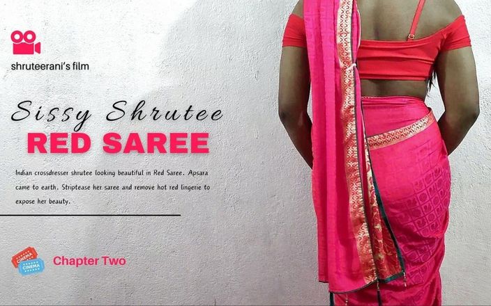 Shruteerani: Sissy Shrutee hoofdstuk 2 - solo Indische trans in Saree