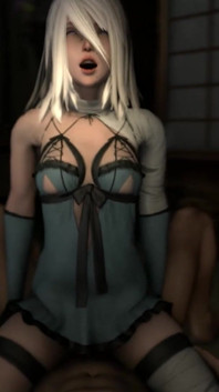 A2 Rides Cowgirl Nier Automata Parody
