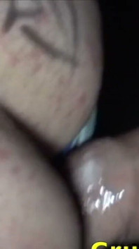 Slut Creampied in Backroom