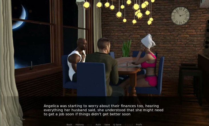 Dirty GamesXxX: Tentația lui Angelica: soție infidelă lăsată gravidă de o pulă...