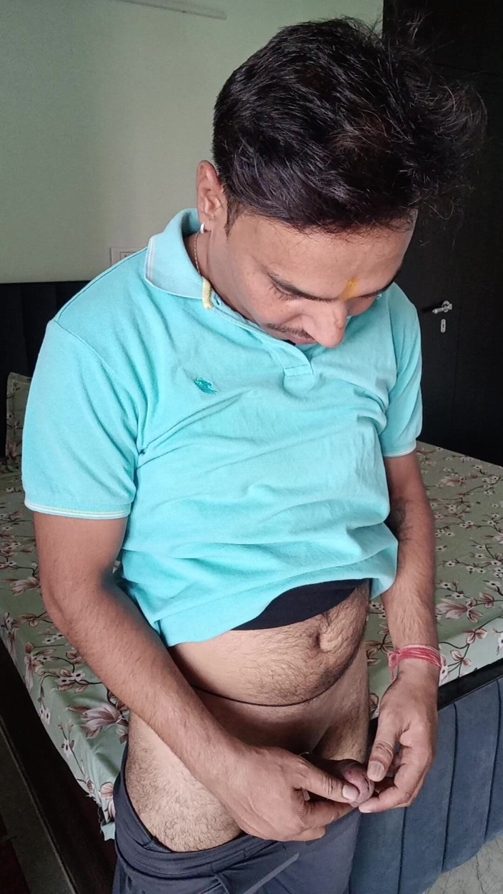 Rajasthani-old-lover: Indische Desi-man seks en show doucheschoen en masturbatie