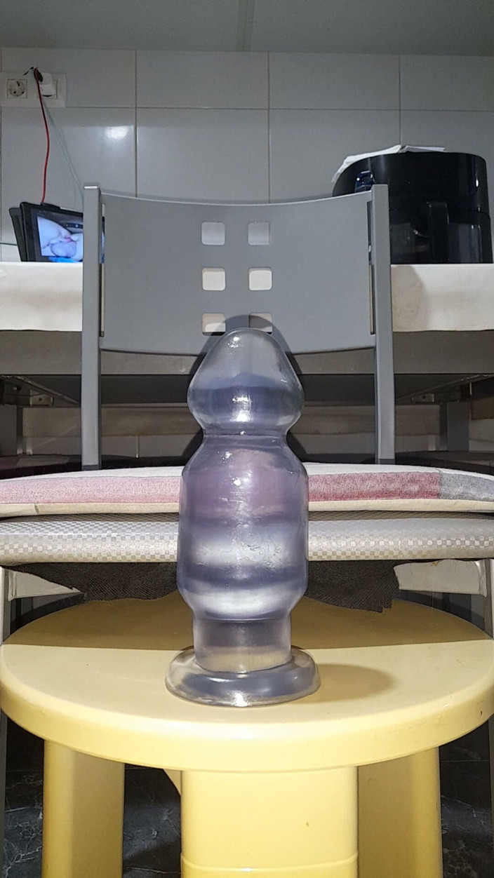 Xauencaliente: Big and Wide Extreme Dildo Dilating My Ass to the...