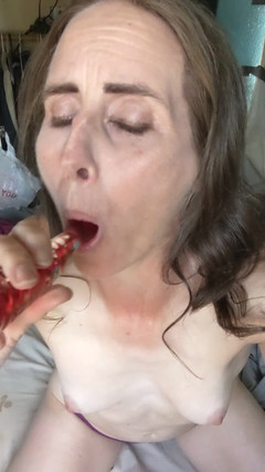 SexyRach75: 딜도 블로우 섹스!