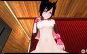 H3DC: 3D Hentai pov Nana Kozuki berijdt pik en komt klaar...